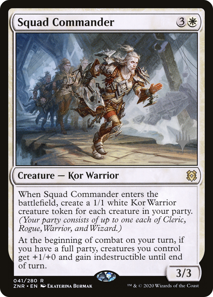 Squad Commander (Promo Pack) [Zendikar Rising Promos] Foil