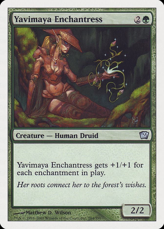 Yavimaya Enchantress [Ninth Edition] Foil