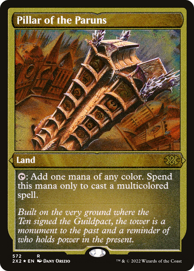Pillar of the Paruns (Foil Etched) |  Foil (572) [Double Masters 2022]