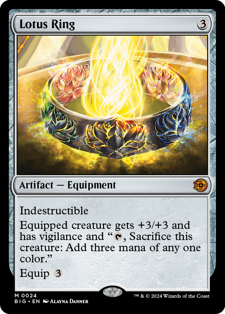 Lotus Ring [Outlaws of Thunder Junction: The Big Score] Foil