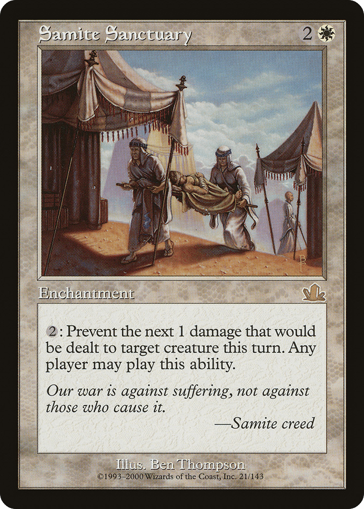 Samite Sanctuary [Prophecy] Foil
