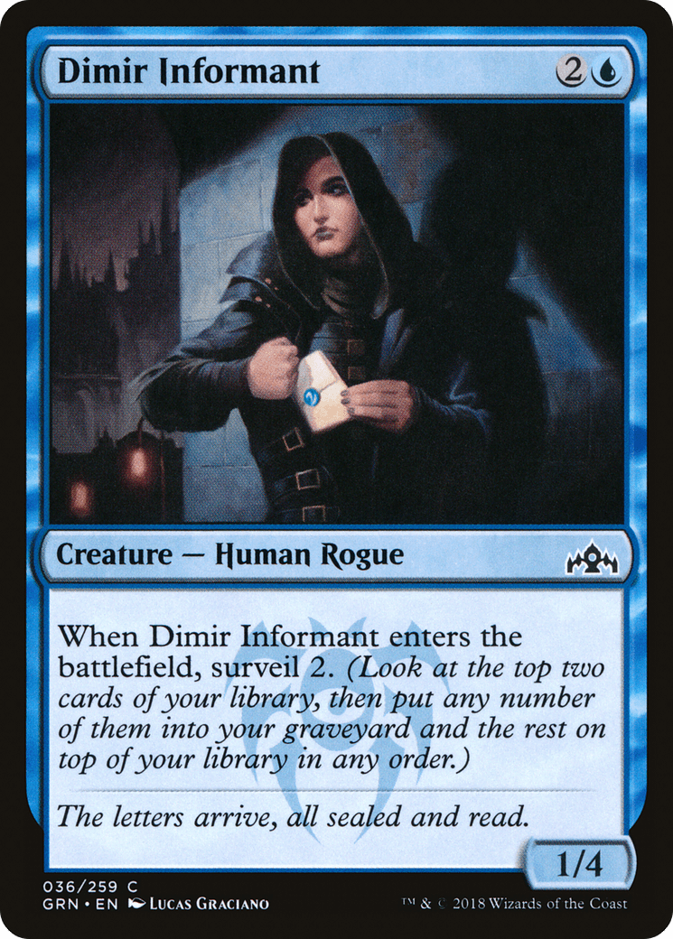 Dimir Informant [Guilds of Ravnica] Foil