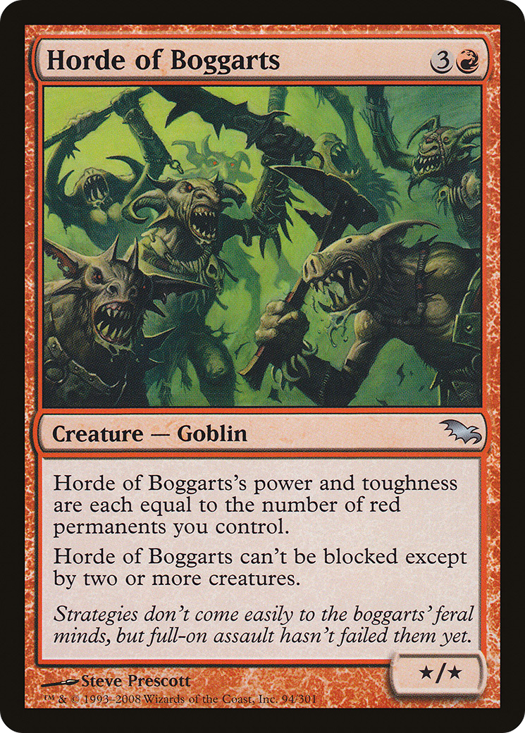 Horde of Boggarts [Shadowmoor] Foil