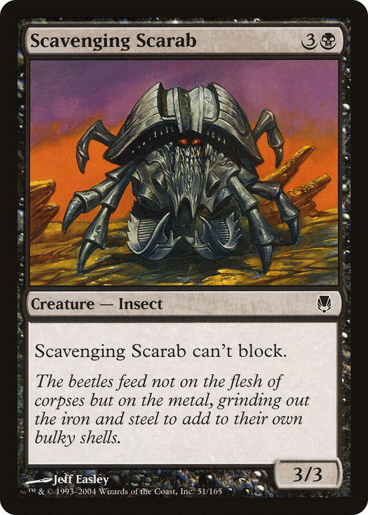 Scavenging Scarab [Darksteel] Foil
