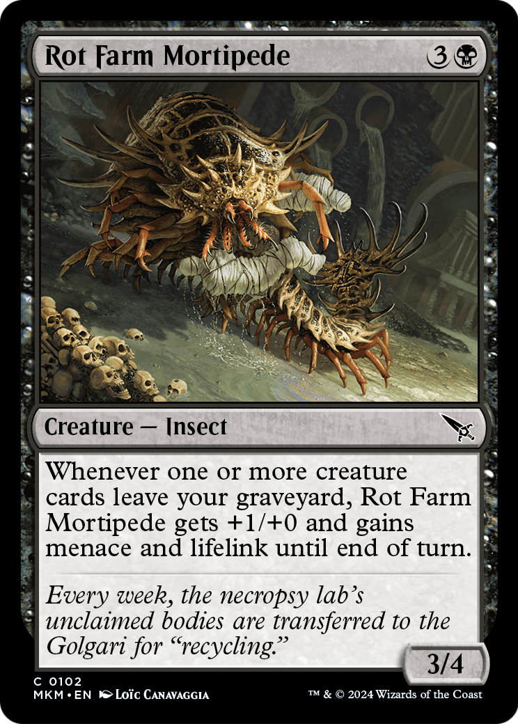 Rot Farm Mortipede [Murders at Karlov Manor] Foil