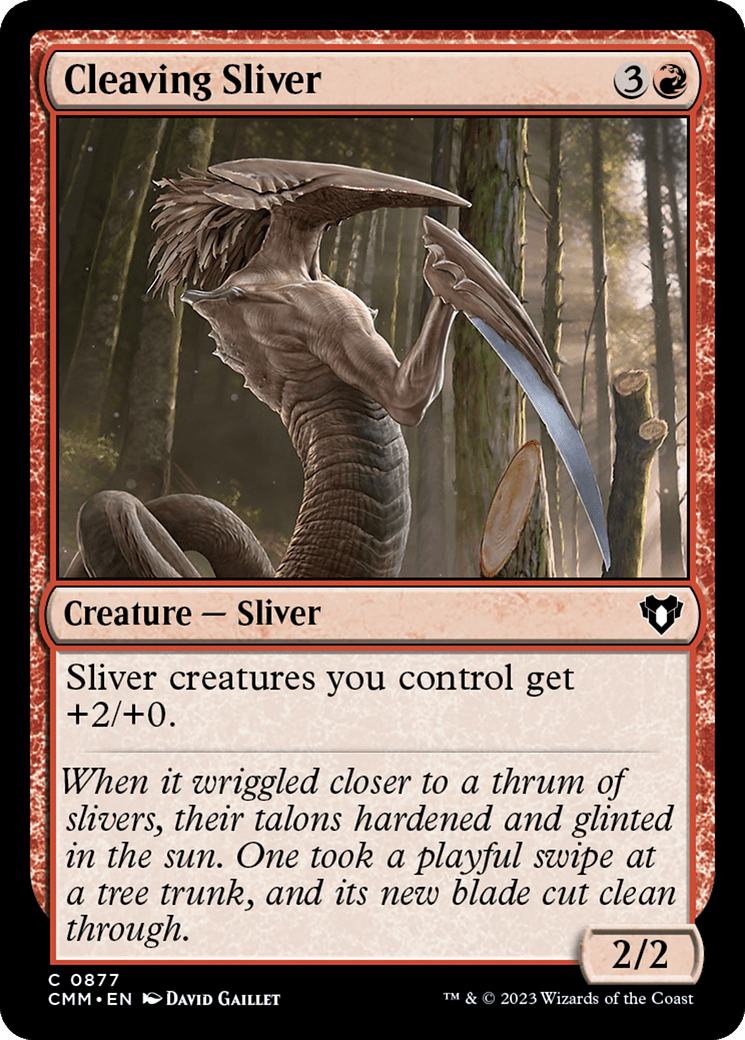 Cleaving Sliver [Commander Masters]