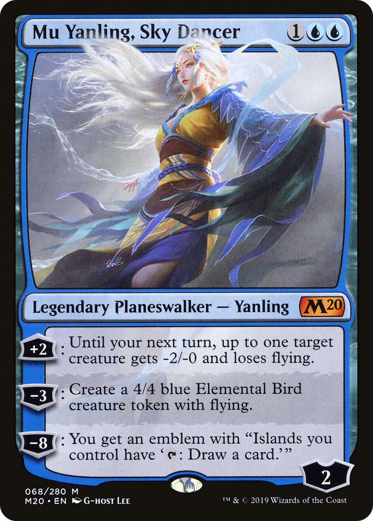 Mu Yanling, Sky Dancer [Core Set 2020] Foil