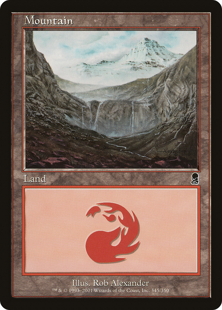 Mountain (345) [Odyssey] Foil
