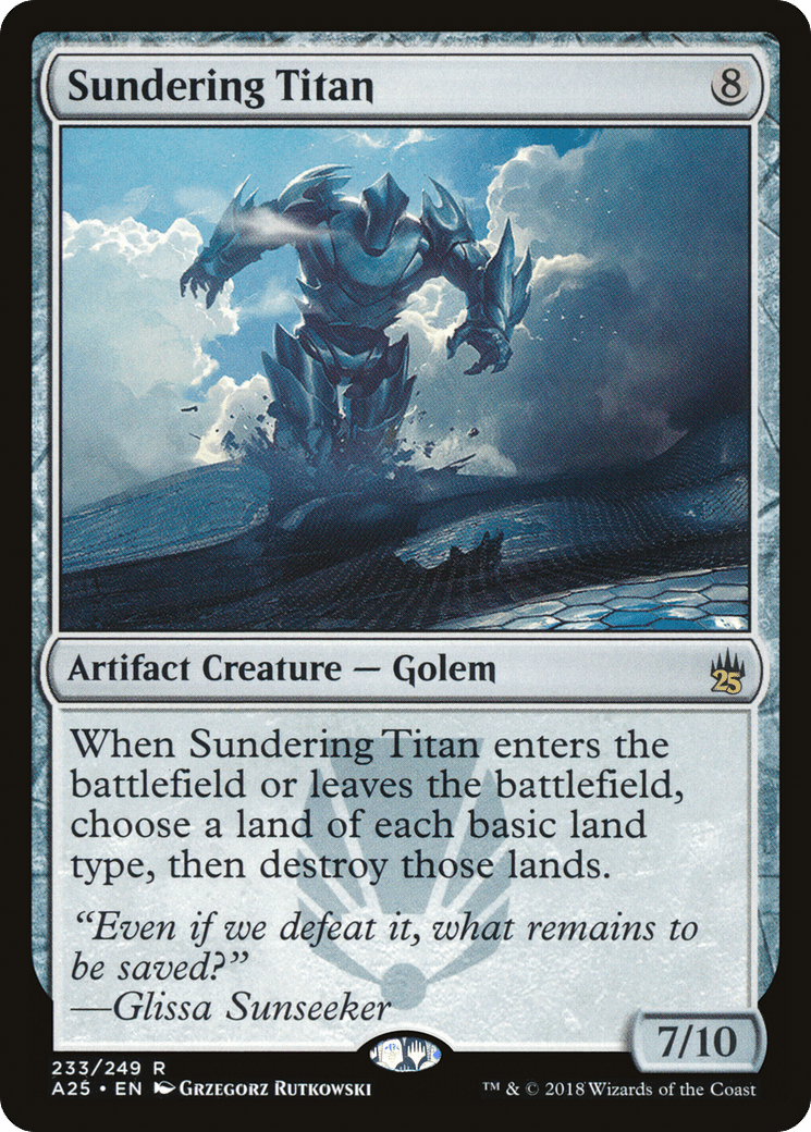 Sundering Titan [Masters 25] Foil