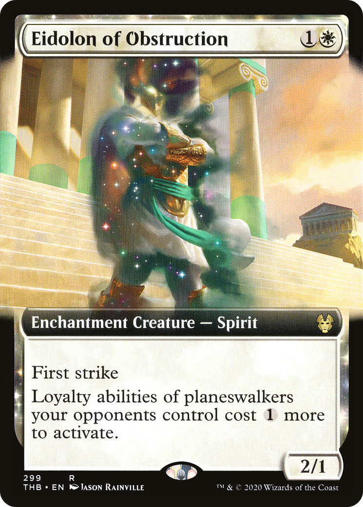 Eidolon of Obstruction (Extended Art) [Theros Beyond Death] Foil