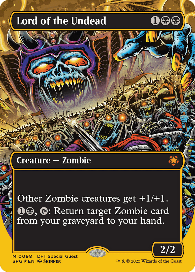 Lord of the Undead (Borderless) (First-Place Foil) (-098) [Special Guests]