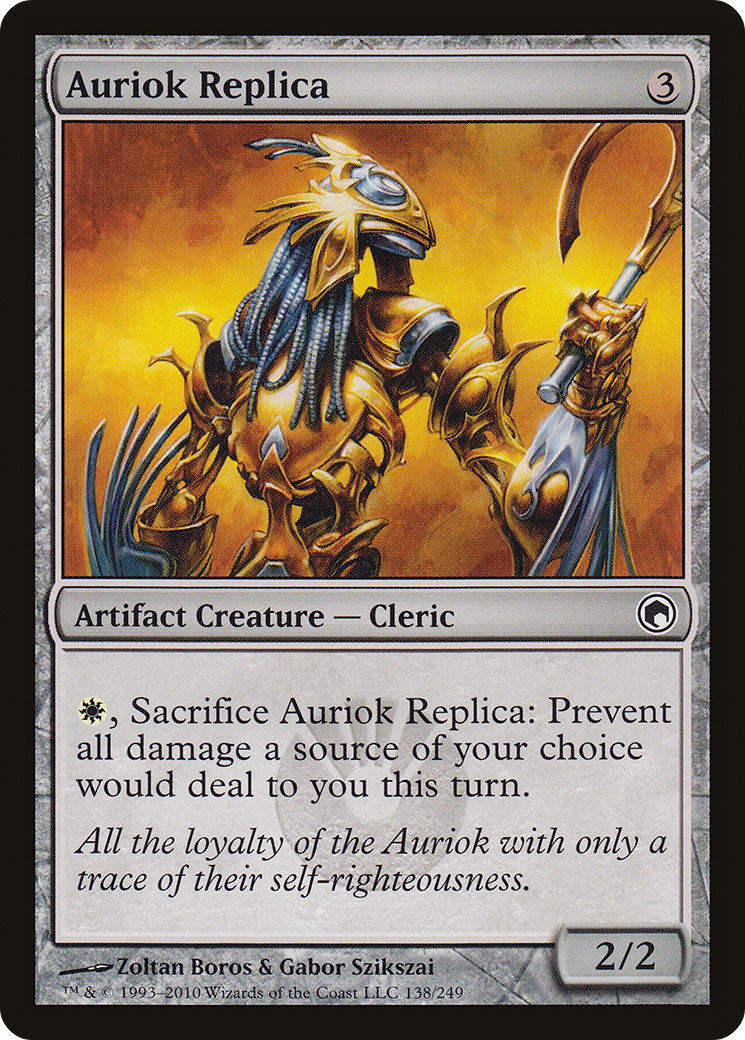 Auriok Replica [Scars of Mirrodin] Foil