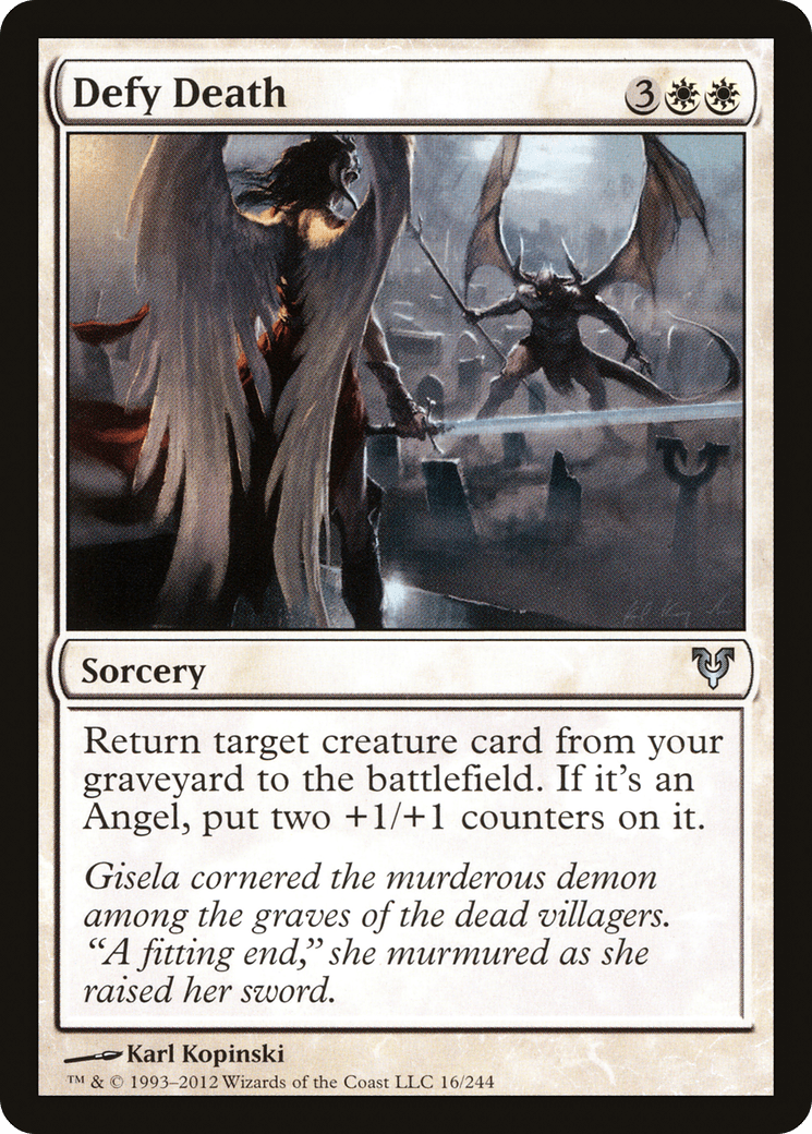 Defy Death [Avacyn Restored] Foil