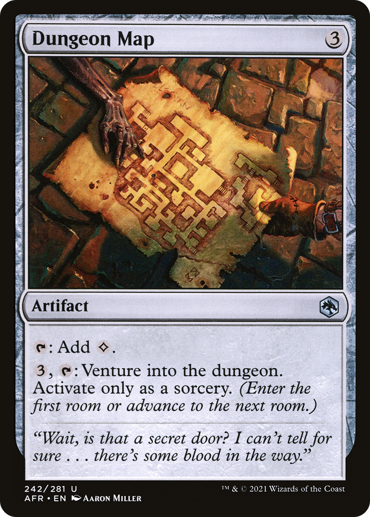 Dungeon Map [Dungeons & Dragons: Adventures in the Forgotten Realms] Foil