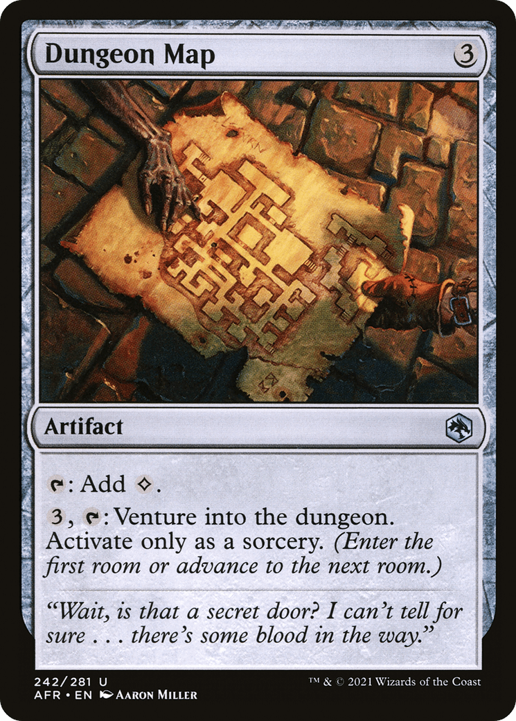 Dungeon Map [Dungeons & Dragons: Adventures in the Forgotten Realms] Foil