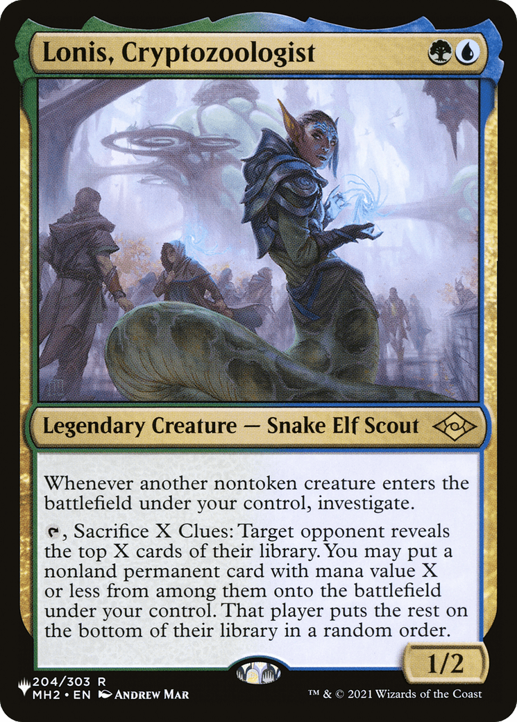 Lonis, Cryptozoologist |  (MH2-204) [The List]