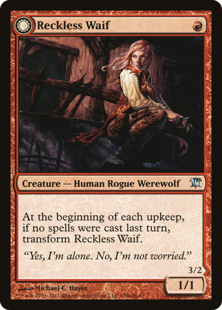 Reckless Waif // Merciless Predator [Innistrad] Foil