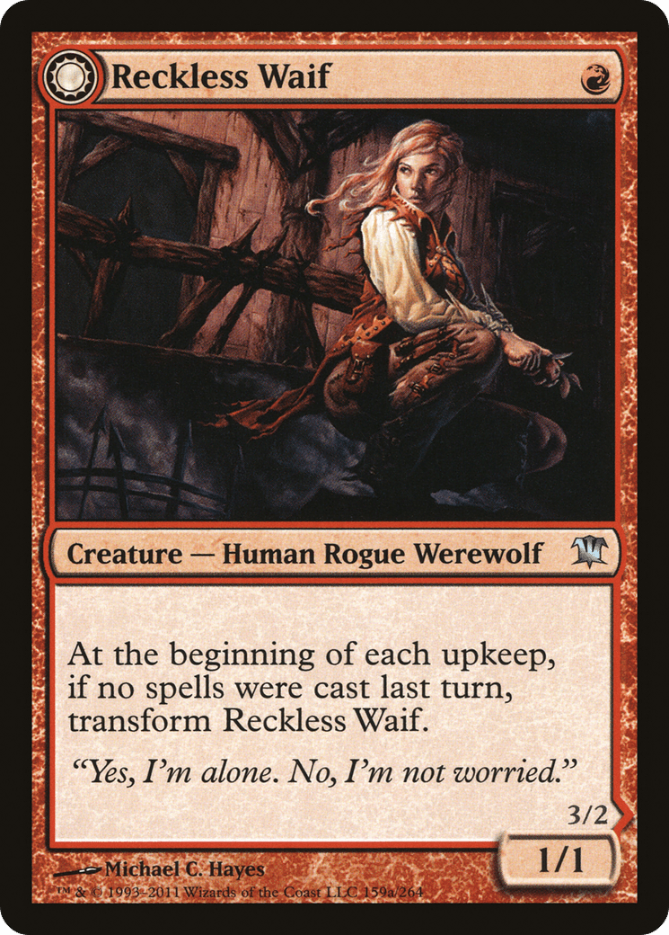 Reckless Waif // Merciless Predator [Innistrad] Foil