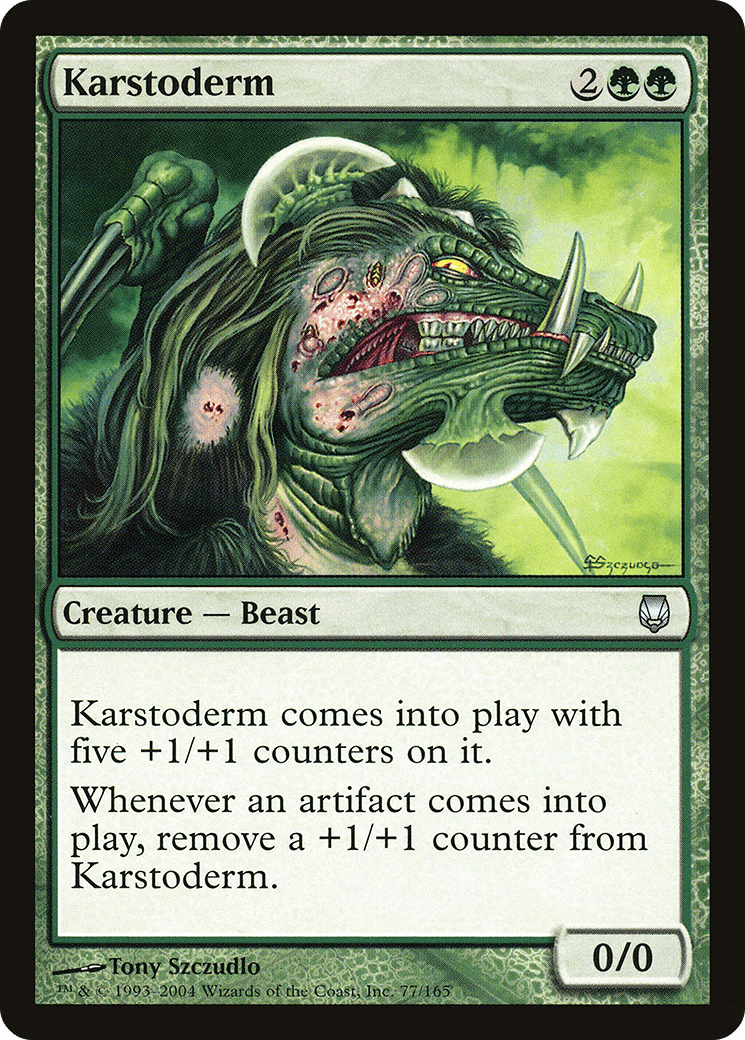Karstoderm [Darksteel] Foil