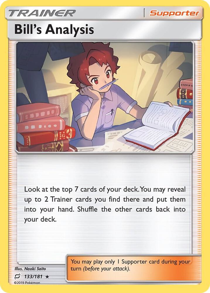 Bill's Analysis 133/181 (SM - Team Up)  - Holofoil