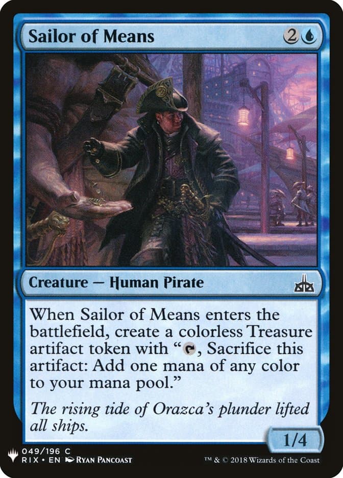 Sailor of Means |  (RIX-49) [The List]