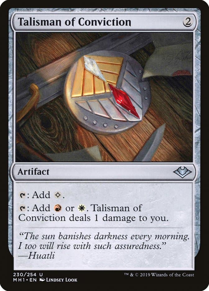 Talisman of Conviction [Modern Horizons] Foil
