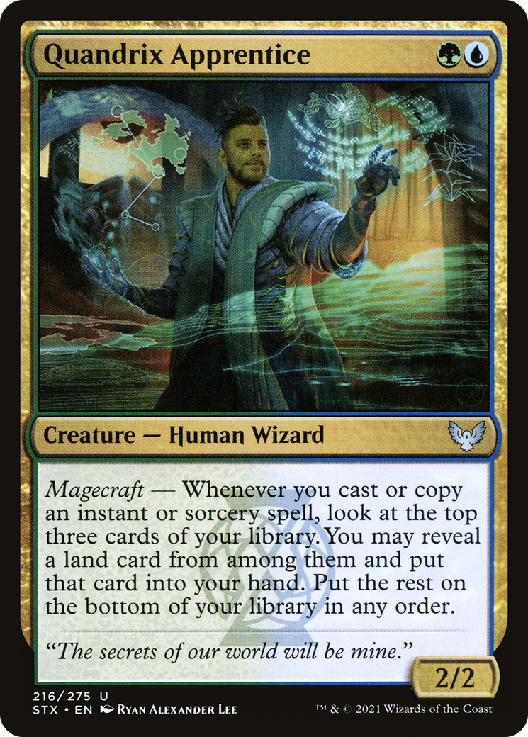 Quandrix Apprentice [Strixhaven: School of Mages] Foil