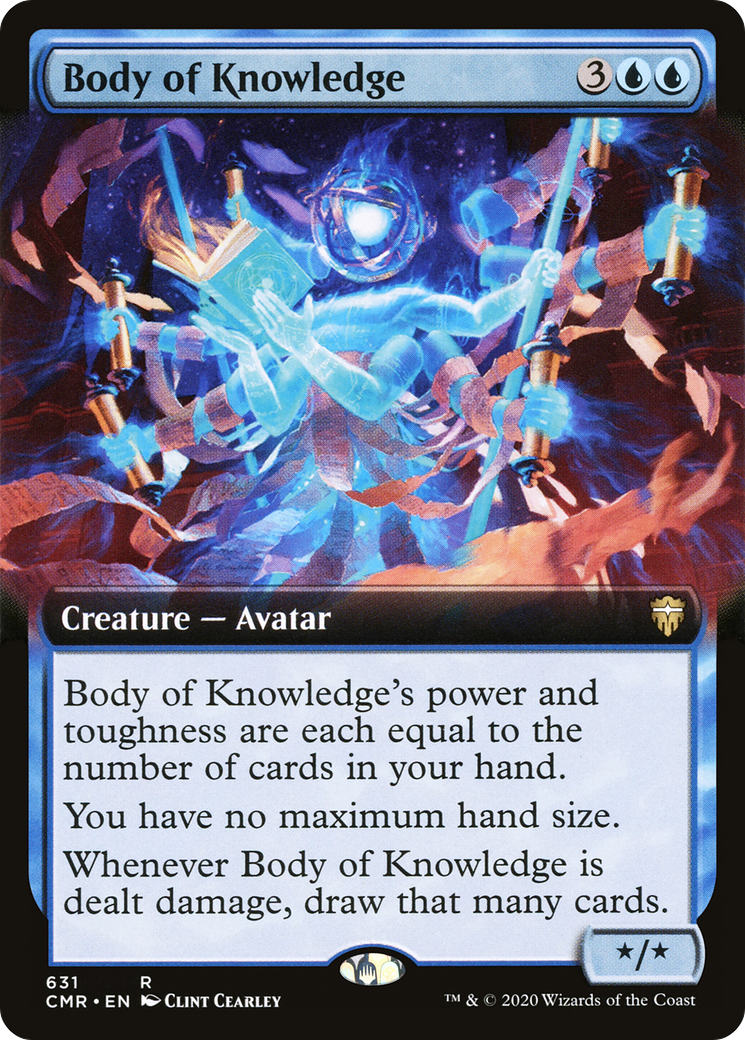 Body of Knowledge (Extended Art) [Commander Legends] Foil