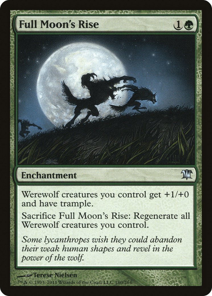 Full Moon's Rise [Innistrad] Foil