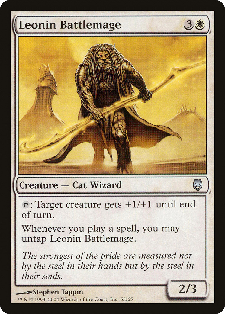 Leonin Battlemage [Darksteel] Foil