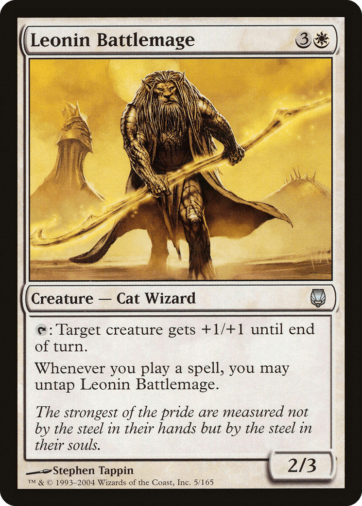 Leonin Battlemage [Darksteel] Foil