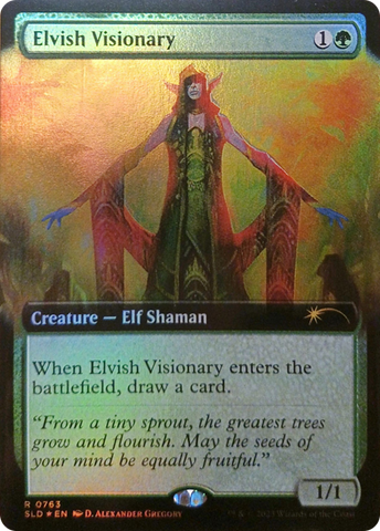 Elvish Visionary (Extended Art) [Secret Lair Drop Series]