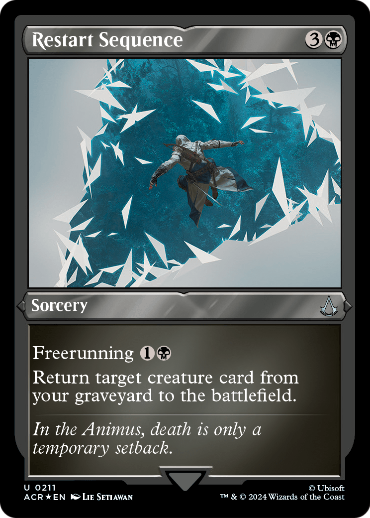 Restart Sequence (ACR-211) - Assassin's Creed Etched Foil