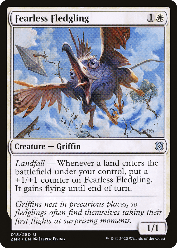 Fearless Fledgling [Zendikar Rising] Foil