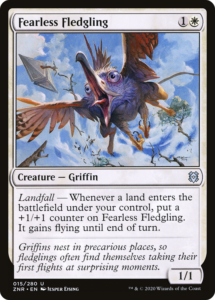 Fearless Fledgling [Zendikar Rising] Foil