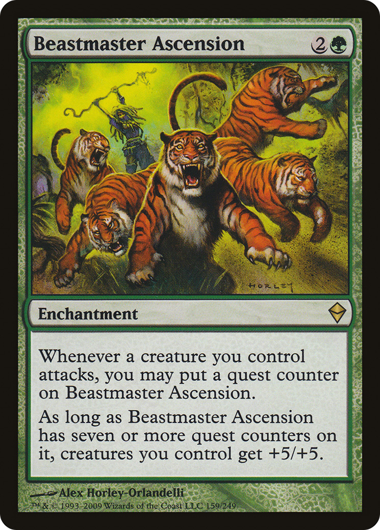 Beastmaster Ascension [Zendikar] Foil