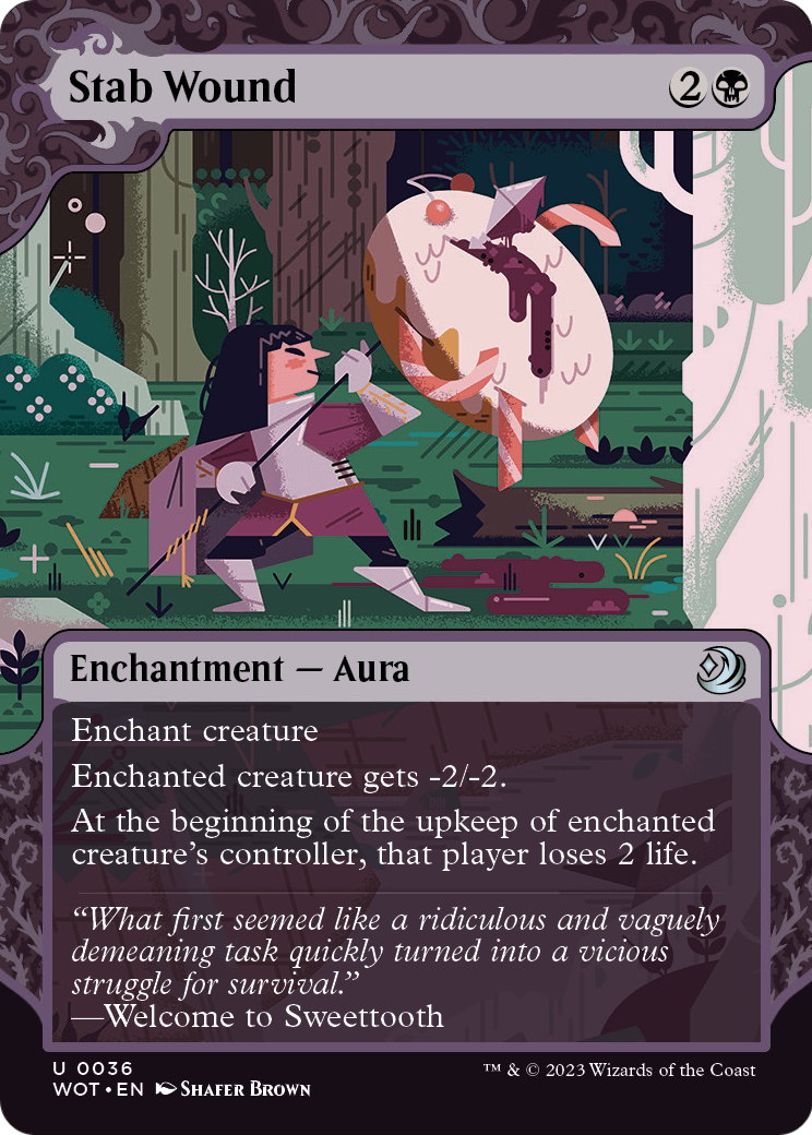 Stab Wound [Wilds of Eldraine: Enchanting Tales] Foil