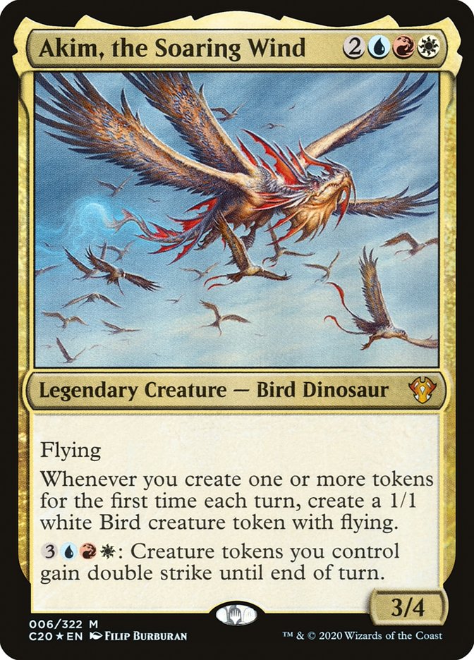 Akim the Soaring Wind 6 (Commander 2020)  - Foil