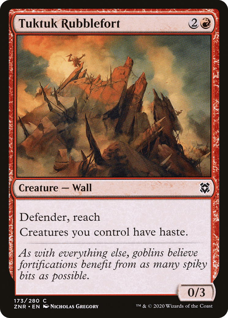 Tuktuk Rubblefort [Zendikar Rising] Foil