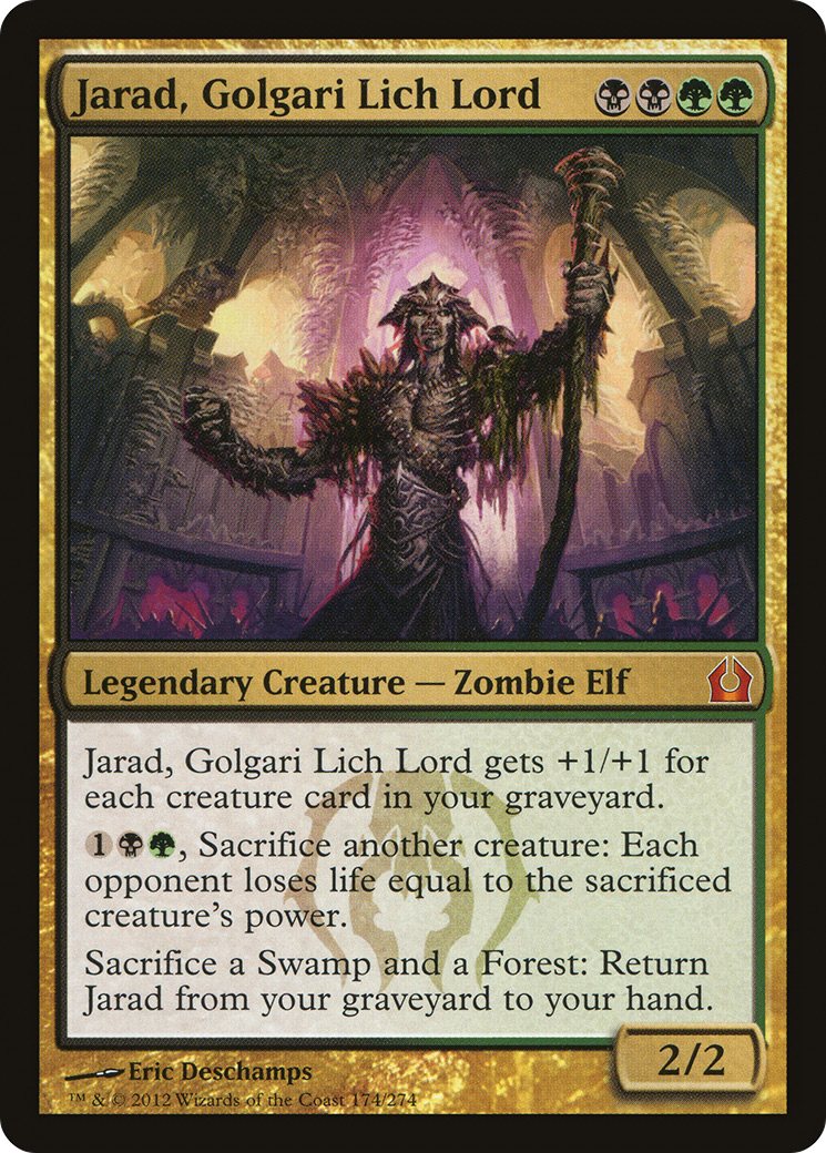 Jarad, Golgari Lich Lord [Return to Ravnica] Foil