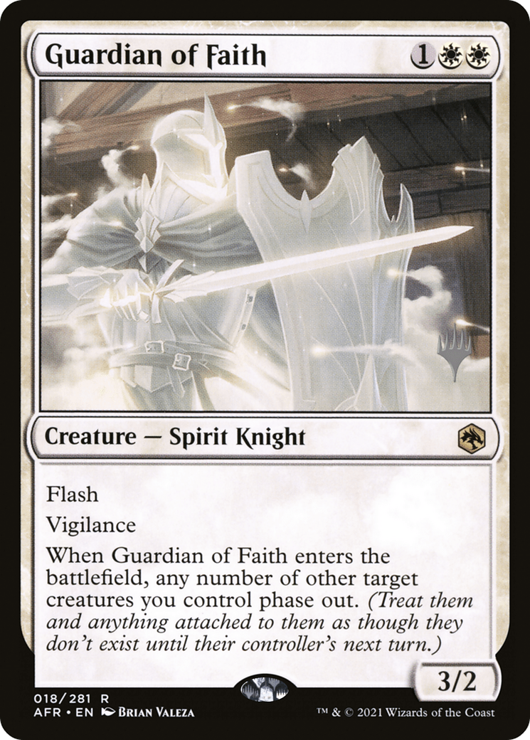 Guardian of Faith (Promo Pack) [Dungeons & Dragons: Adventures in the Forgotten Realms Promos] Foil