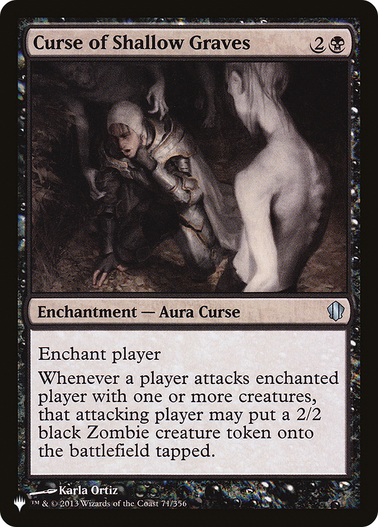 Curse of Shallow Graves |  (C13-71) [The List]