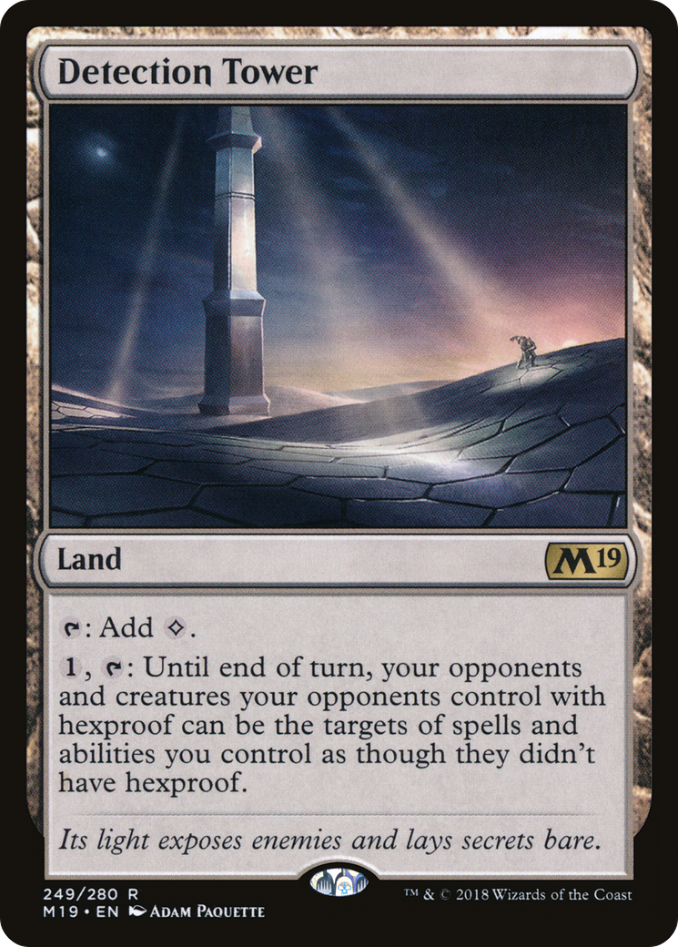 Detection Tower [Core Set 2019] Foil