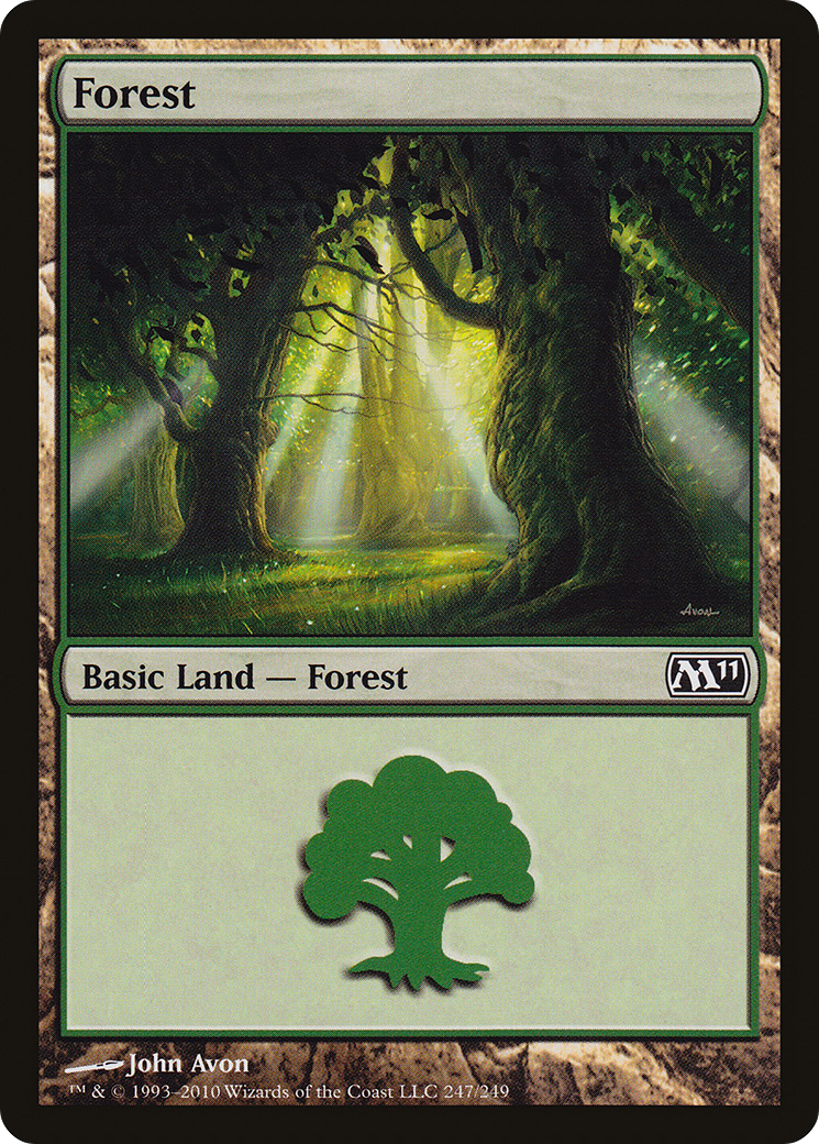 Forest (247) [Magic 2011] Foil