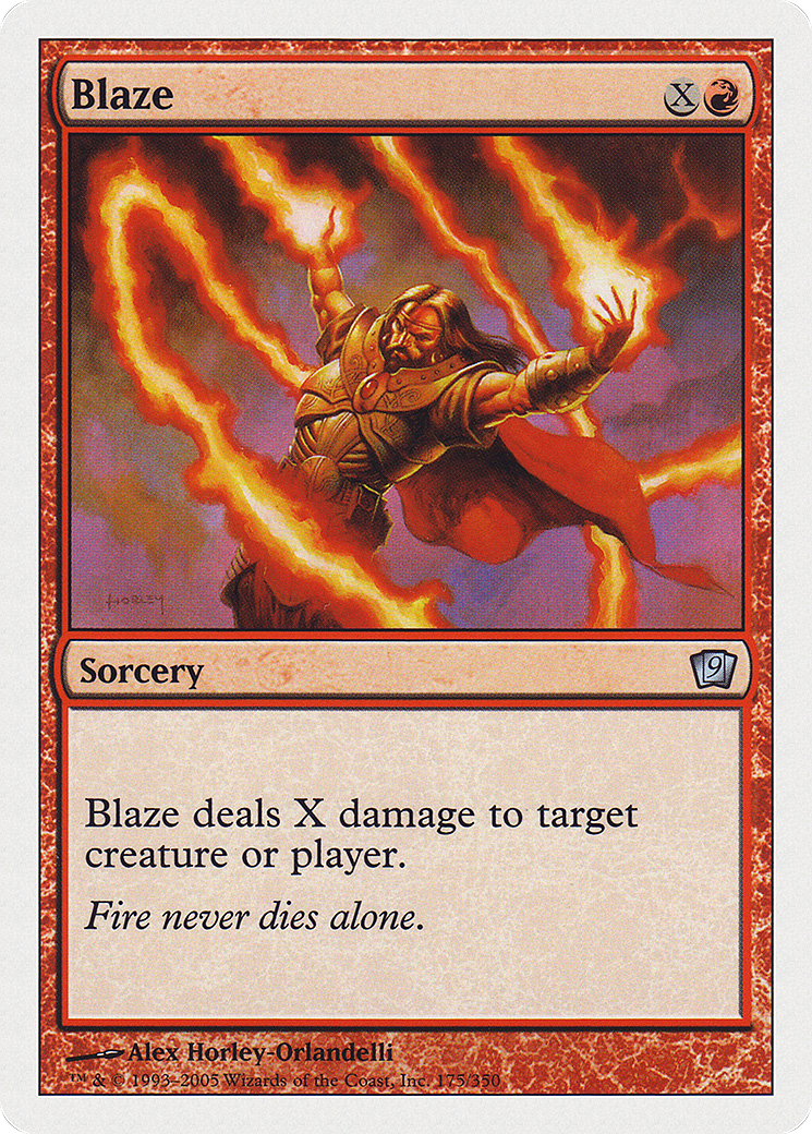Blaze [Ninth Edition] Foil