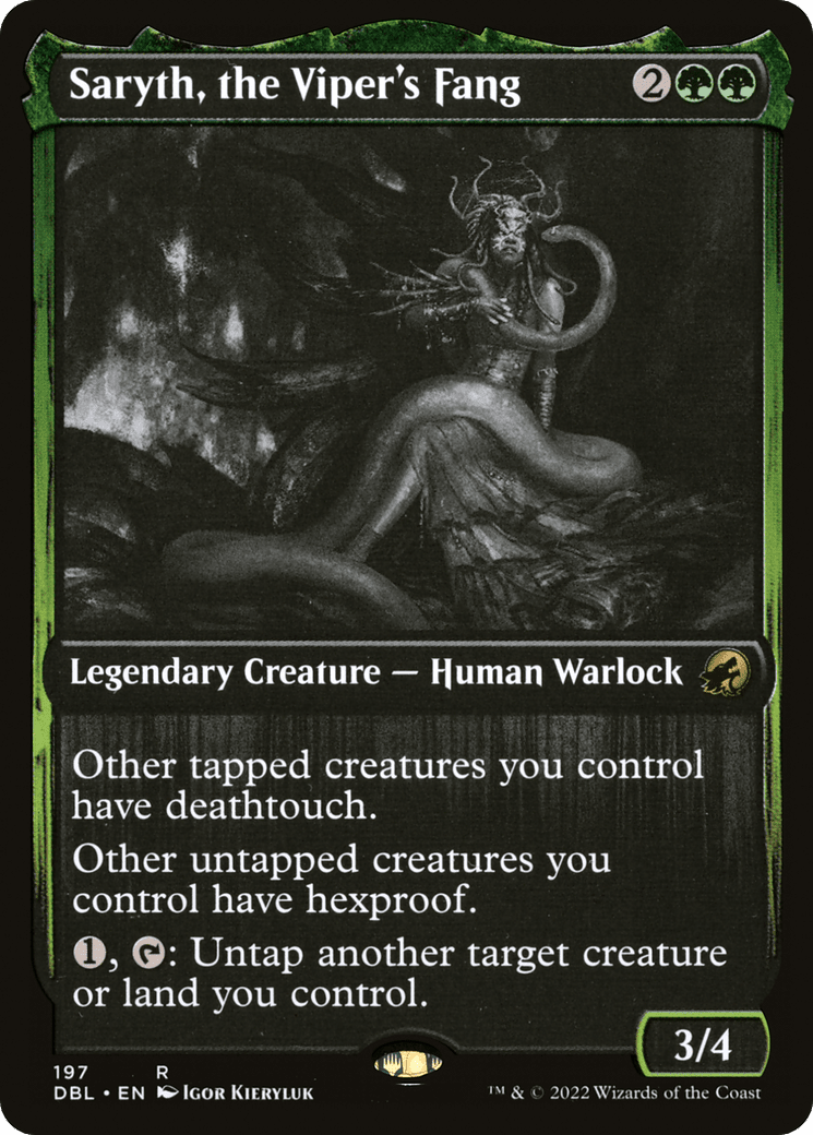 Saryth, the Viper's Fang [Innistrad: Double Feature] Foil