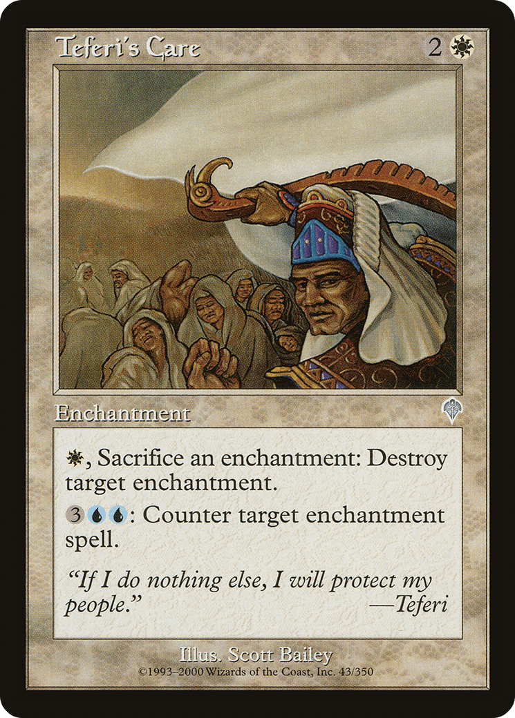 Teferi's Care [Invasion] Foil