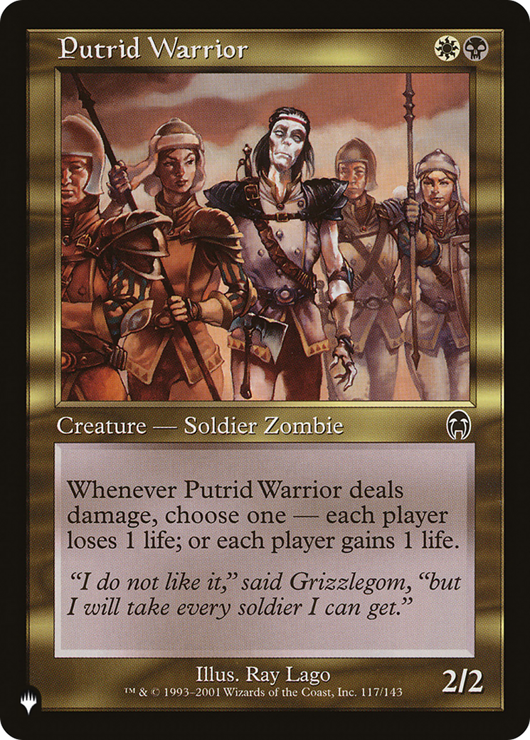 Putrid Warrior |  (APC-117) [The List]
