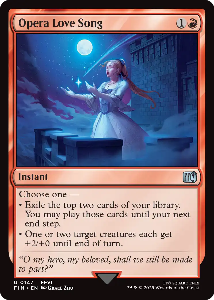 Opera Love Song (147) [FINAL FANTASY]  Foil