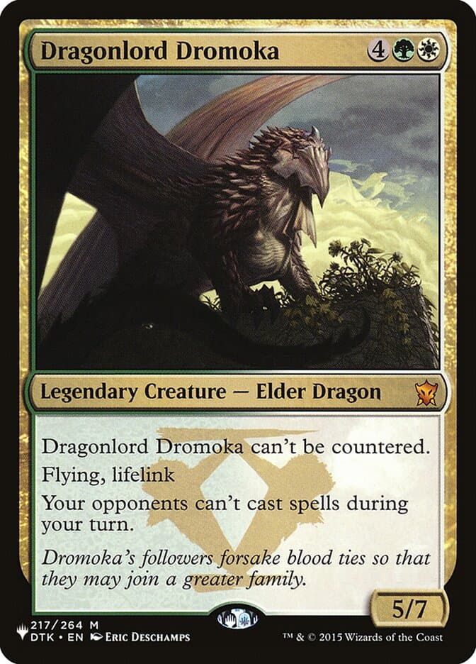 Dragonlord Dromoka |  (DTK-217) [The List]